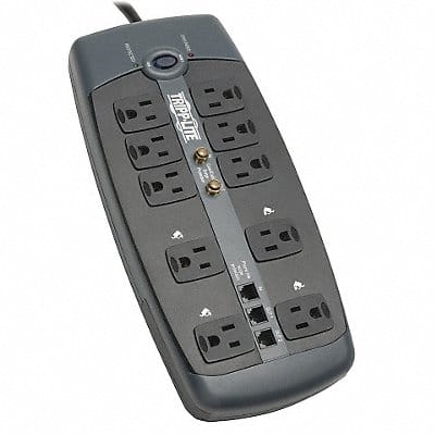 Datacom Surge Protector 10 Outlet Black