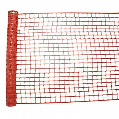 Safety Fence 4 ft H 100 ft L Orange