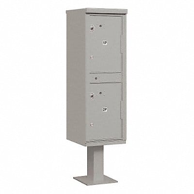 Outdoor Parcel Locker USPS Access Gray