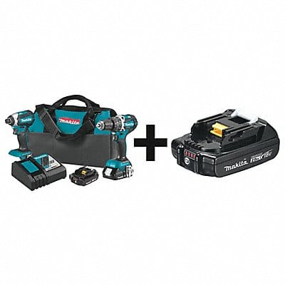 Cordless Combination Kit 2 Tools 18V DC