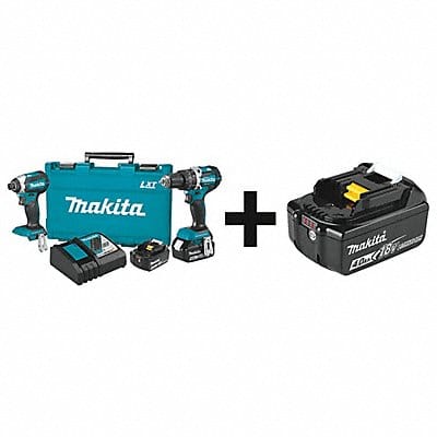 Cordless Combination Kit 2 Tools 18V DC