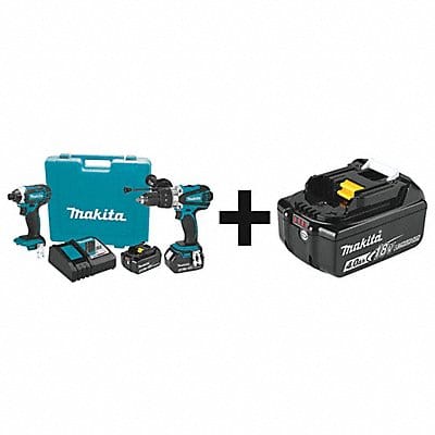 Cordless Combination Kit 2 Tools 18V DC