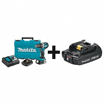 Drill Kit Cordless 2 000 RPM 18V DC