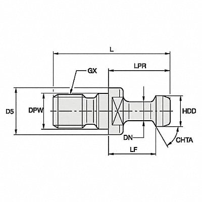 Retention Knob 14.96mm 5/8 -11