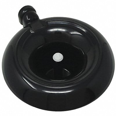 Cup Dispenser Black Plastic H 18 in