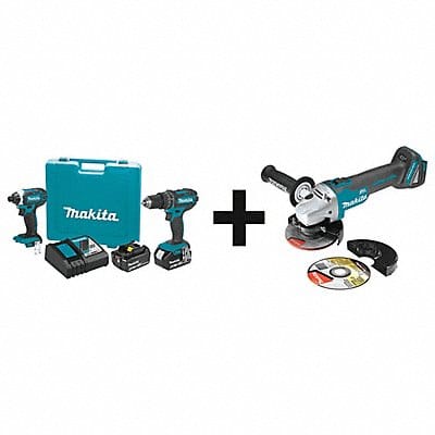 Cordless Combination Kit 3 Tools 18V DC