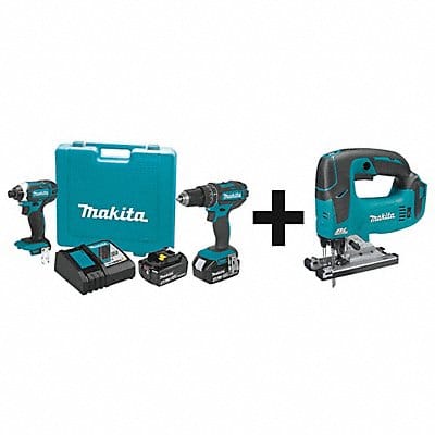 Cordless Combination Kit 3 Tools 18V DC