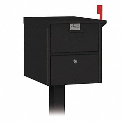 Roadside Mailbox Black