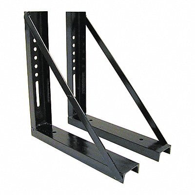 Mounting Brackets 24 x 24 Blk Steel