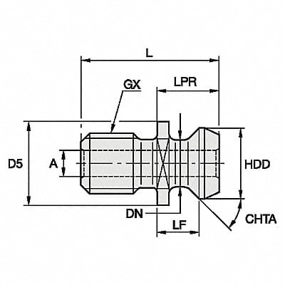 Retention Knob 18.80mm M16