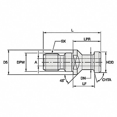 Retention Knob 18.97mm M16