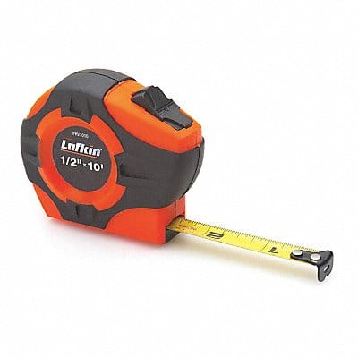 Tape Measure Orange 16 ft L 3/4 W