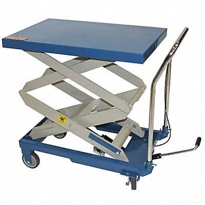 Scissor Lift Cart 14-7/64In H Steel