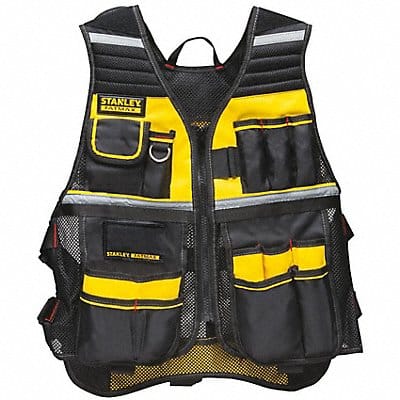 Tool Vest Black/Yellow/Gray Mesh