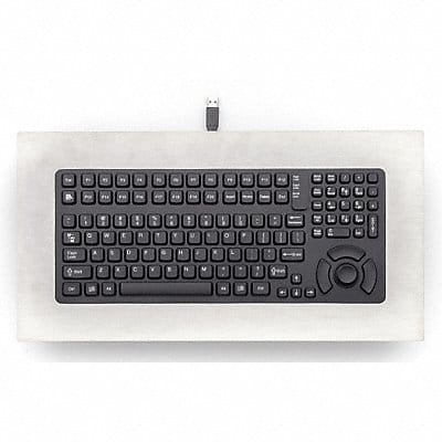 Keyboard Stainless Steel Panel Mount USB