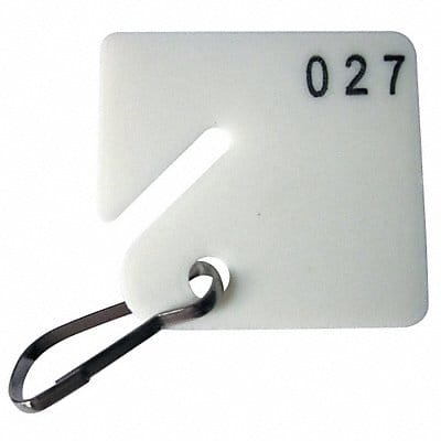 Key Tag Numbered 101 to 200 PK100