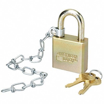 Keyed Padlock Silver