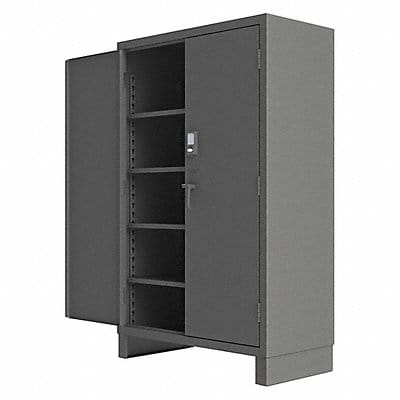 Storage Cabinet 78 x48 x24 Gray 4Shlv