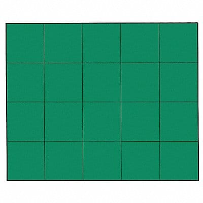 Magnetic Squares 3/4 in W Green PK20