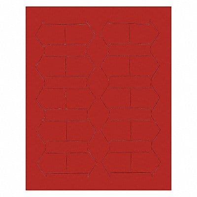 Magnetic Arrows 3/4 in W Red PK20