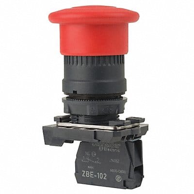 Emergency Stop Push Button Plastic Red