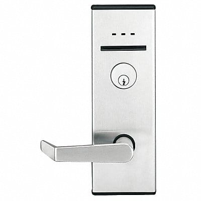 Electronic Lock Utility Satin Chrome LHR