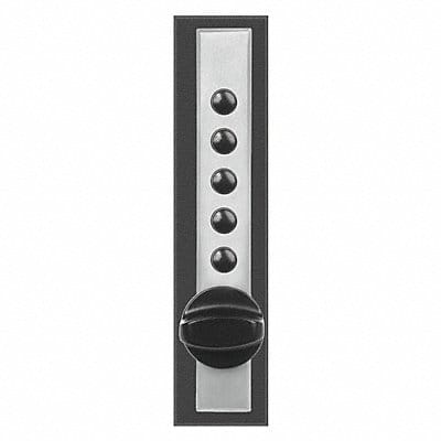 Mechanical Lock Satin Chrome 5 Button