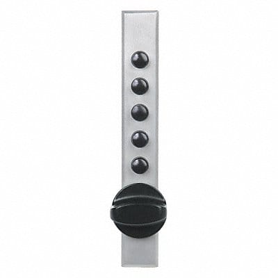 Mechanical Lock Satin Chrome 5 Button