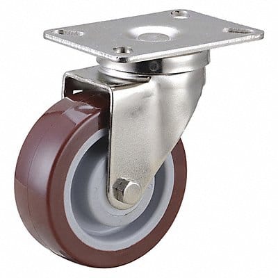 NSF-Listed Plate Caster Swivel 375 lb.