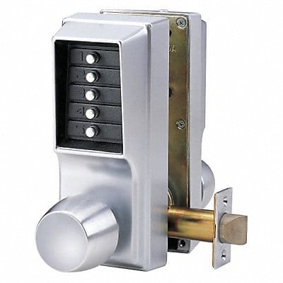 Push Button Lock Entry and Egress Chrome