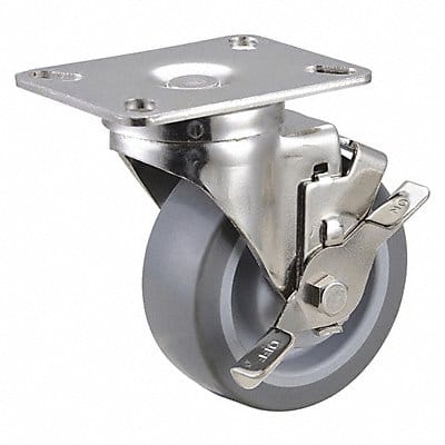 NSF-Listed Plate Caster Swivel 275 lb.