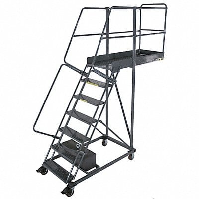 Cantilever Ladder 300lb 112in. H 7 Steps