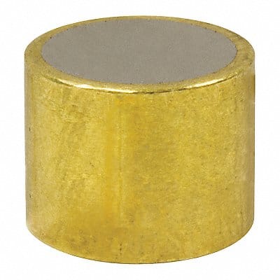 Brass Shielded Magnet 1/2 in.