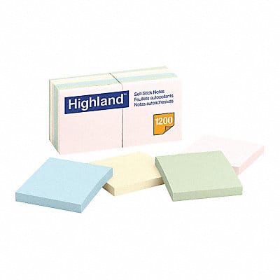 Post-It Notes Ss 3x3 Hiland PK12