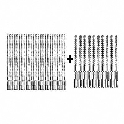 Hammer Drill Bit SDS Plus 1/4 x10 PK25