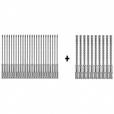 Hammer Drill Bit SDS Plus 3/16 x4 PK25