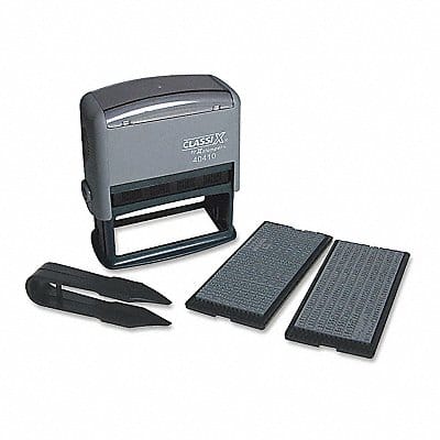 Self-Inking Message Stamp Kit 1-4 Line