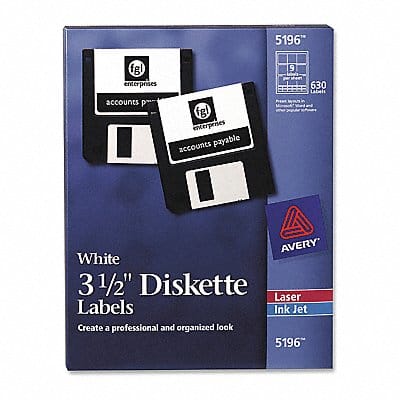 Diskette Labels Laser/Ink 3.5 PK630