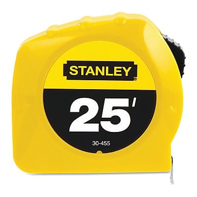 Measure Tape 25ft Yellow