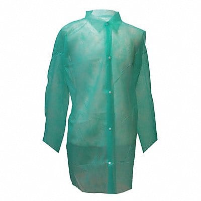 Disposable Lab Coat 4XL Green PK30