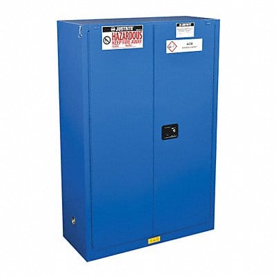 Haz Material Safety Cabinet 45 Gal Blue