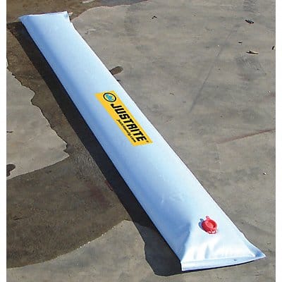 Water-Filled Spill Berm 10 ft PVC Blue