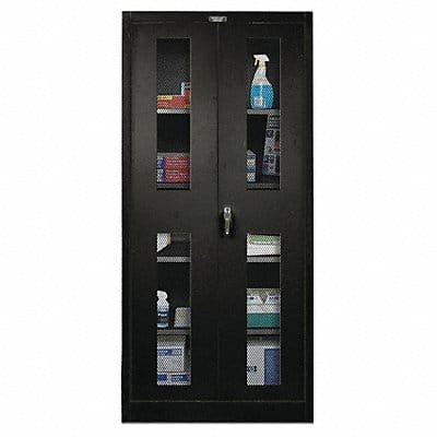 G6760 Storage Cabinet 72 x36 x18 Black 4Shlv