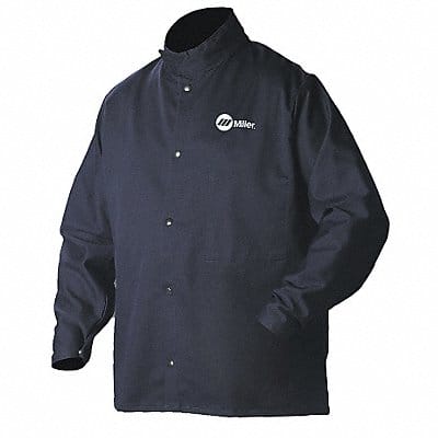 Welding Jacket Navy Cotton/Nylon S