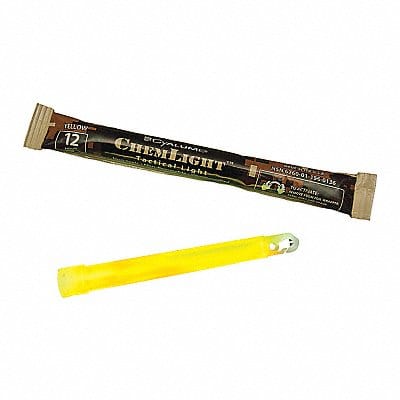 Lightstick Yellow 12 hr 6 in L PK500