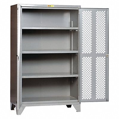 Storage Cabinet 78 x30 x60 Gray 3Shlv