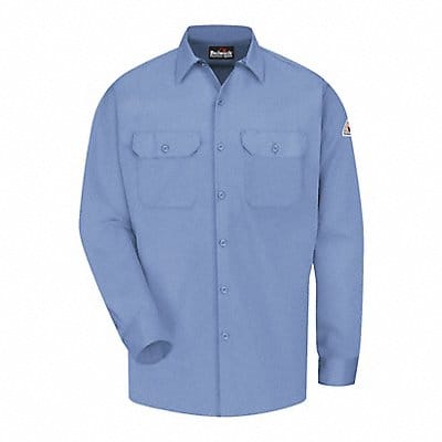 FR Long Sleeve Shirt Button Lt Blue LT