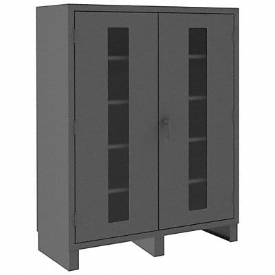 Storage Cabinet 78 x60 x24 Gray 4Shlv