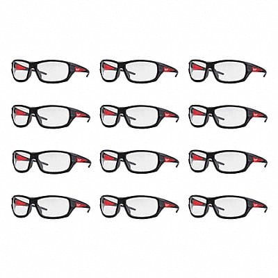 Safety Glasses 12 pk Clear Lens