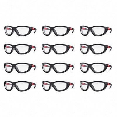 Safety Glasses 12 pk Clear Lens